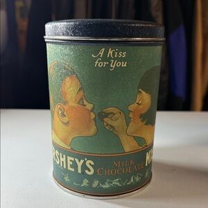 Hershey's Vintage Green Tin - Milk Chocolate